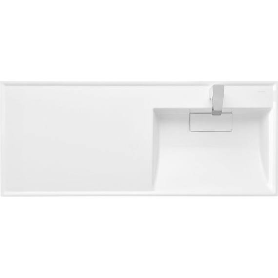 Тумба напольная с раковиной-столешницей Акватон Лондри 120 см 1A2669K1LHDR0 (раковина справа) дуб рустикальный - фото 9