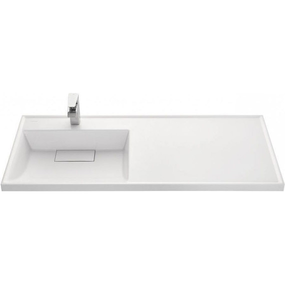 Тумба напольная с раковиной-столешницей Акватон Лондри 120 см 1A2669K1LHDR0 (раковина слева) дуб рустикальный - фото 10