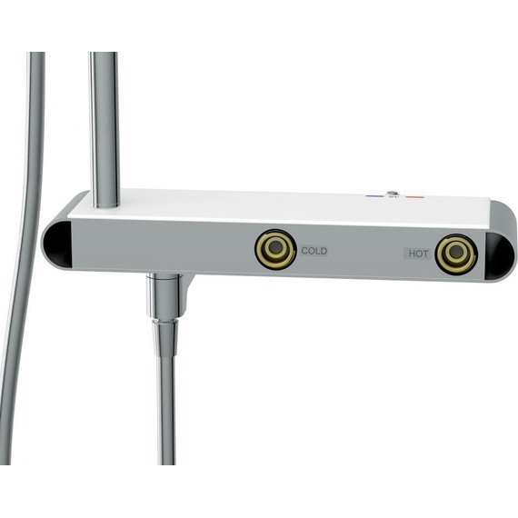 Душевая стойка с термостатом Cersanit Vivo 64529 - фото, картинка 8 Душевая стойка с термостатом Cersanit Vivo 64529 - фото 8