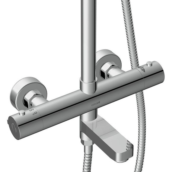 Душевая стойка с термостатом Cersanit Vivo 64090 - фото 5