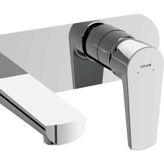 Смеситель для раковины настенный Cersanit Moduo 64096 - фото, картинка 4 Смеситель для раковины настенный Cersanit Moduo 64096 - фото 4