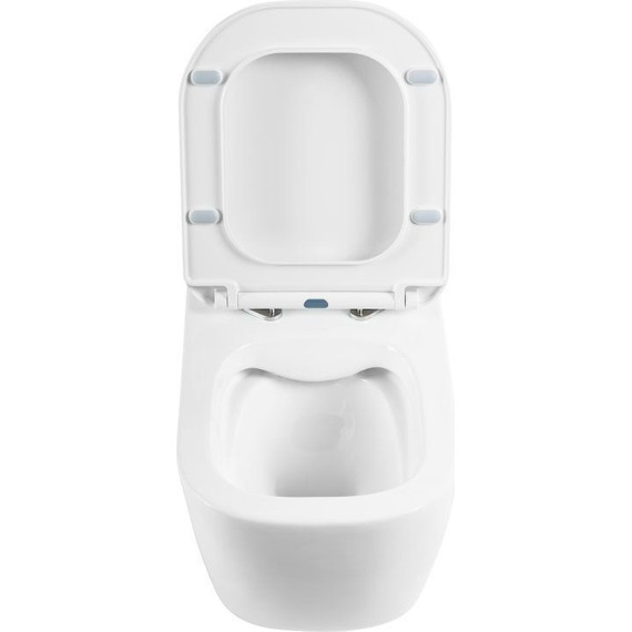 Инсталляция с подвесным безободковым унитазом BelBagno Genova BB1102CH/BB1102SC/BB002-80/BB005-PR-CHROME (кнопка смыва Prospero, хром) - фото 4