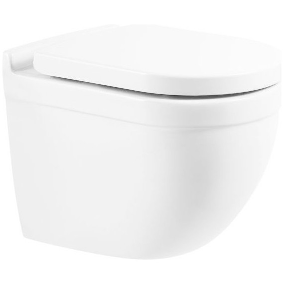 Инсталляция с подвесным безободковым унитазом BelBagno Senso-R BB017CHR/BB865SC/BB002-80/BB014-SR-BIANCO (кнопка смыва Sfera, белый) - фото 3