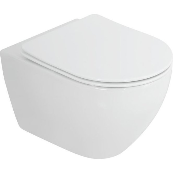 Инсталляция BelBagno с подвесным безободковым унитазом Cezares Stylus-Tor CZR-6601-TH-TOR/CZR2316SC/BB002-80/BB014-SR-BIANCO (кнопка смыва Sfera, белый) - фото 6