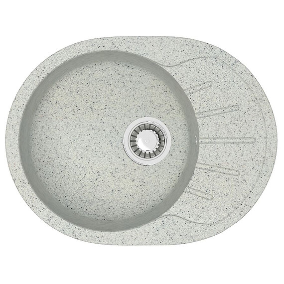 Кухонная мойка Azario Light CS00079923, светло-серый, Цвет производителя: светло-серый - фото 