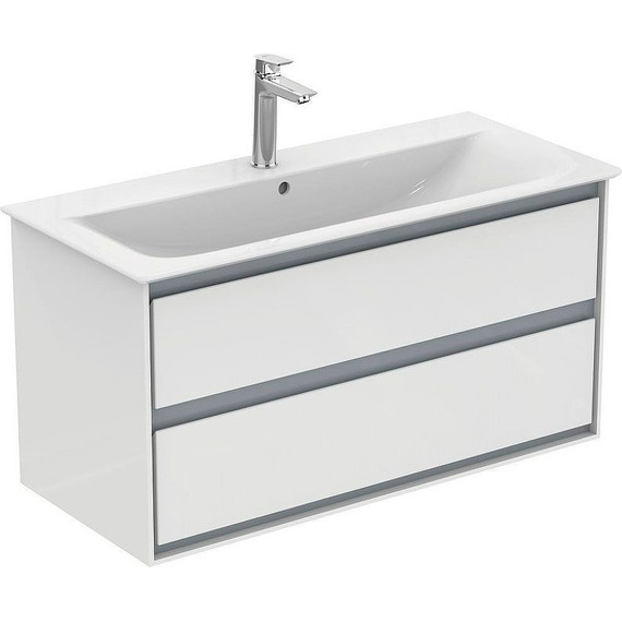Тумба подвесная с раковиной Ideal Standard Connect Air 105 см E0821B2+E027401 - фото 