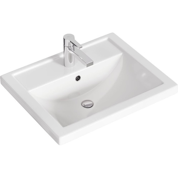 Тумба подвесная с раковиной Aqwella Urban 50 см URB0105DD, дуб давос, Цвет фасада: светлое дерево - фото 6