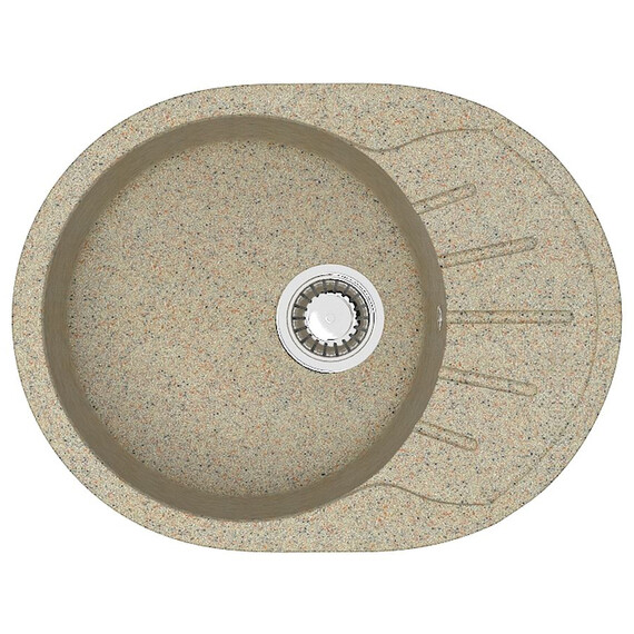 Кухонная мойка Azario Light CS00079922, песочный, Цвет производителя: песочный - фото 