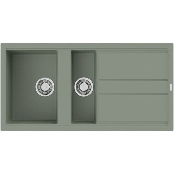 Кухонная мойка Omoikiri Kitagawa 100-2 WG 4993252, wind green, Цвет производителя: wind green - фото 
