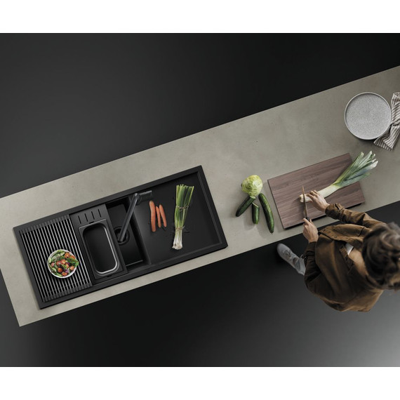 Кухонная мойка Omoikiri Sintesi 116 GB 4997120, графит, Цвет производителя: графит - фото 2