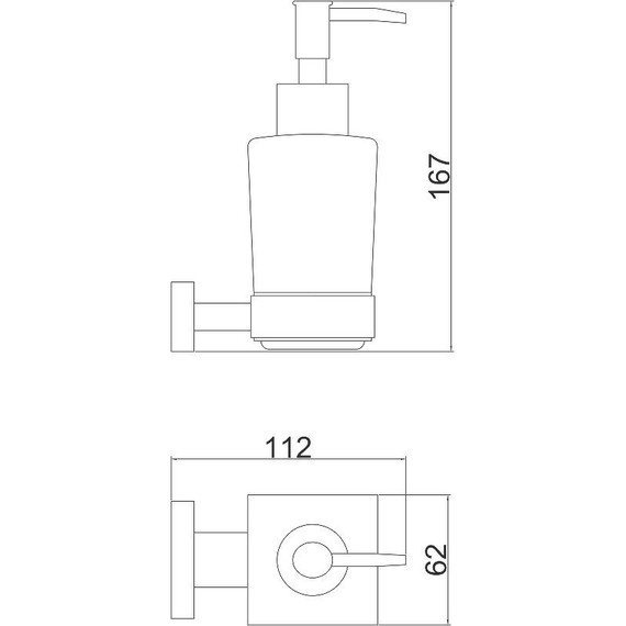 Дозатор для жидкого мыла Belz B90227 - фото 2