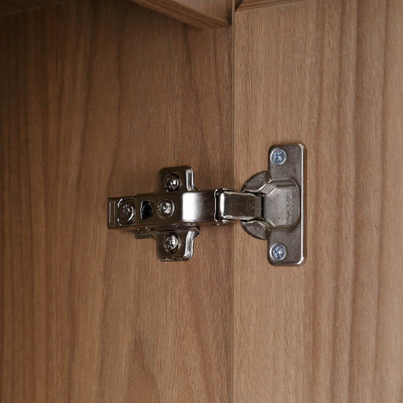 Пенал подвесной Cezares MOLVENO-1600-2A-SC-NC 40 см, Noce Chiaro - фото 5