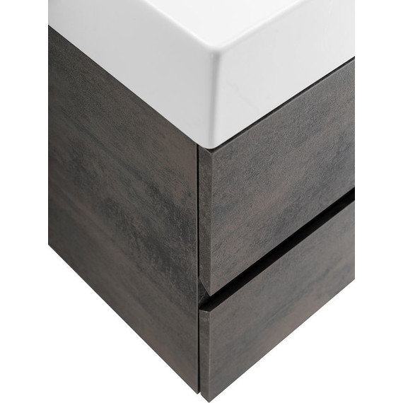 Тумба подвесная с раковиной Cezares MOLVENO 46-80-2C-SO-OSS 80 см (раковина CZR-MIL-80-LVB), Ossido - фото 8