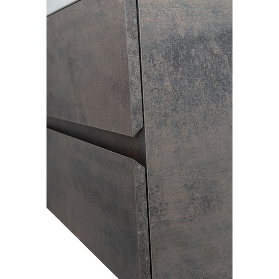 Тумба подвесная с раковиной Cezares MOLVENO 46-80-2C-SO-OSS 80 см (раковина CZR-MIL-80-LVB), Ossido - фото 9