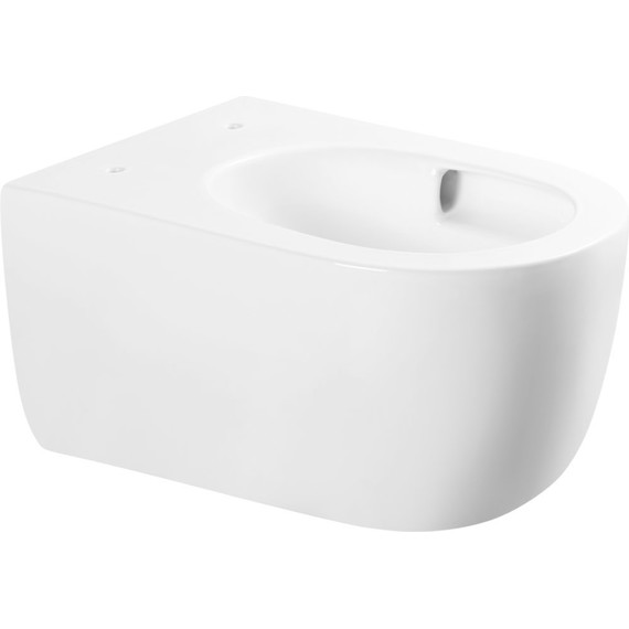 Унитаз подвесной безободковый Sole Typhoon (смыв торнадо) с тонкой крышкой микролифт - фото 3