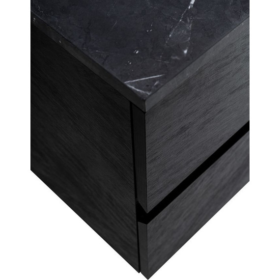 Тумба подвесная со столешницей Cezares MOLVENO 46-80-2C-SO-NR 80 см, Nero/Marmo Nero Opaco - фото 9