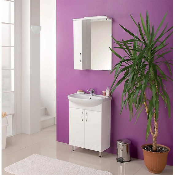 Зеркало шкаф Акватон Онда 60 см 1A009802ON01L - фото 4