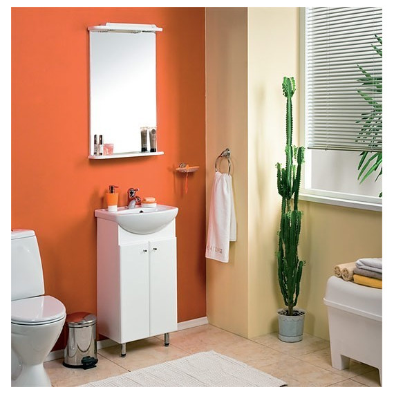 Тумба напольная с раковиной Акватон Мира 45 см 1A1044K1MR010, белый - фото, картинка 5 Тумба напольная с раковиной Акватон Мира 45 см 1A1044K1MR010, белый - фото 5