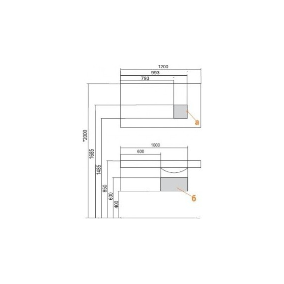 Зеркало Акватон Отель 120 см 1A101402OT010 - фото 3