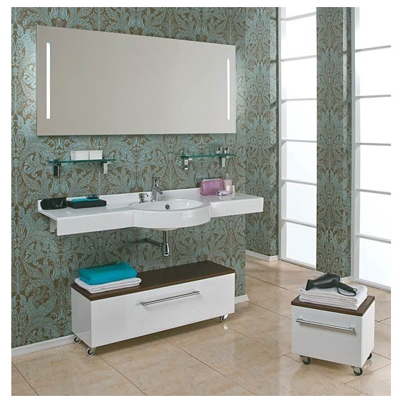 Раковина Акватон Отель 150 см 1A70133NOT010 - фото 4