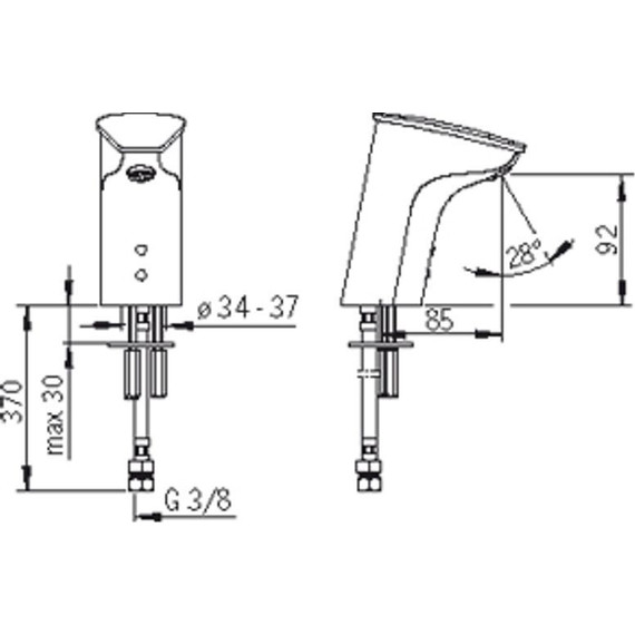 Cмеситель для раковины Oras  Electra 6050F - фото 2