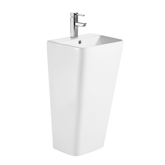 Раковина напольная Azario Fretta Square 44 см - фото 