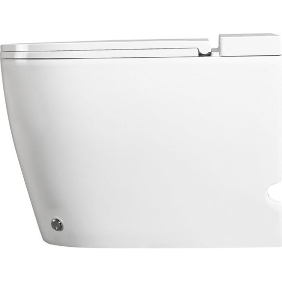 Унитаз приставной безободковый импульсный Abber Bequem AC1114P с крышкой микролифт - фото 5