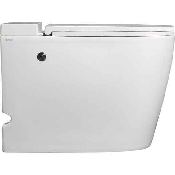 Унитаз приставной безободковый импульсный Abber Bequem AC1114P с крышкой микролифт - фото 6