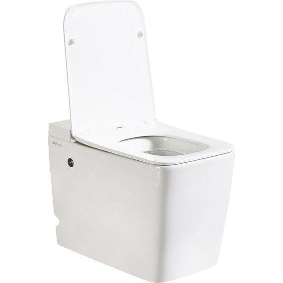 Унитаз приставной безободковый импульсный Abber Rechteck AC1212P с крышкой микролифт (выпуск вертикальный) - фото 7