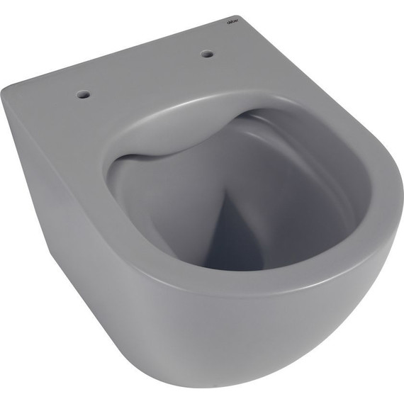 Унитаз подвесной безободковый Abber Bequem AC1101MG с крышкой микролифт, серый матовый, Цвет производителя: серый - фото, картинка 5 Унитаз подвесной безободковый Abber Bequem AC1101MG с крышкой микролифт, серый матовый, Цвет производителя: серый - фото 5