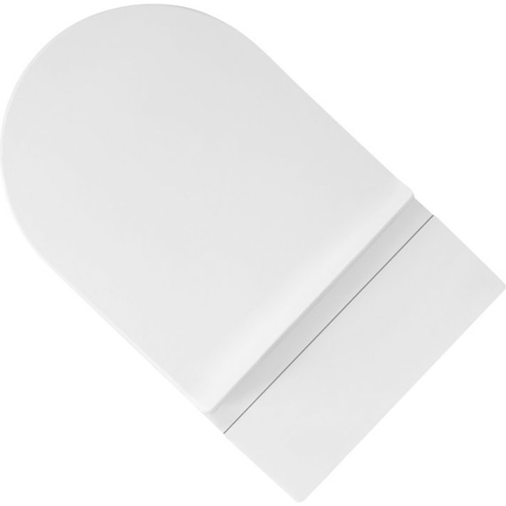 Унитаз подвесной безободковый импульсный Abber Bequem AC1105P с крышкой микролифт - фото, картинка 9 Унитаз подвесной безободковый импульсный Abber Bequem AC1105P с крышкой микролифт - фото 9