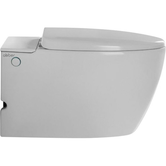 Унитаз подвесной безободковый импульсный Abber Bequem AC1107P с крышкой микролифт - фото, картинка 7 Унитаз подвесной безободковый импульсный Abber Bequem AC1107P с крышкой микролифт - фото 7