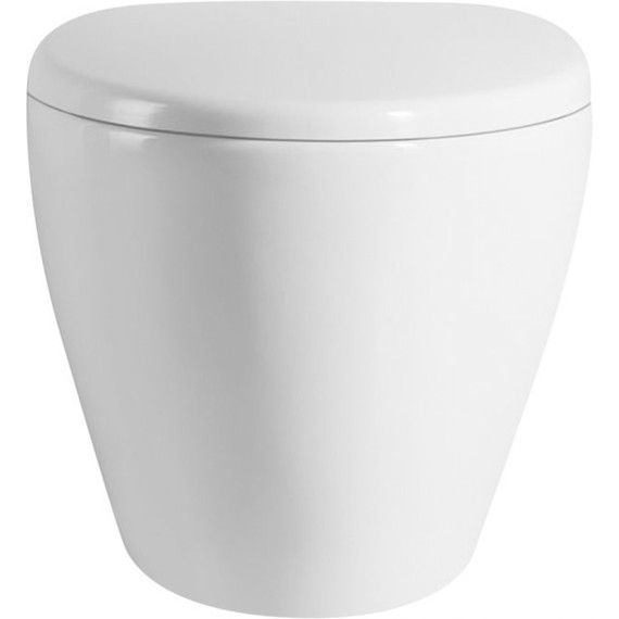 Унитаз подвесной безободковый импульсный Abber Bequem AC1107P с крышкой микролифт - фото, картинка 8 Унитаз подвесной безободковый импульсный Abber Bequem AC1107P с крышкой микролифт - фото 8