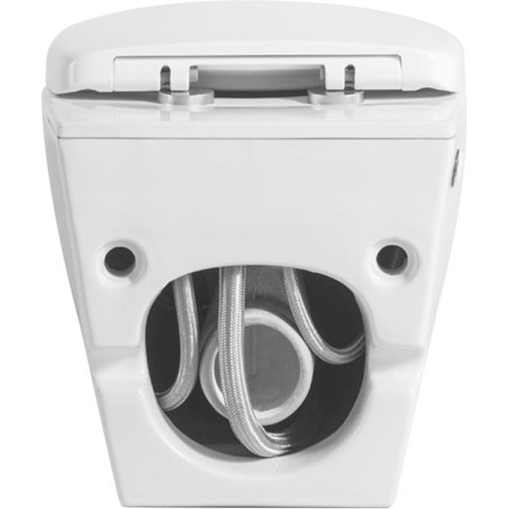 Унитаз подвесной безободковый импульсный Abber Bequem AC1107P с крышкой микролифт - фото, картинка 10 Унитаз подвесной безободковый импульсный Abber Bequem AC1107P с крышкой микролифт - фото 10