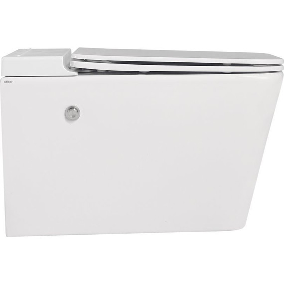 Унитаз подвесной безободковый импульсный Abber Rechteck AC1202P с крышкой микролифт - фото 4