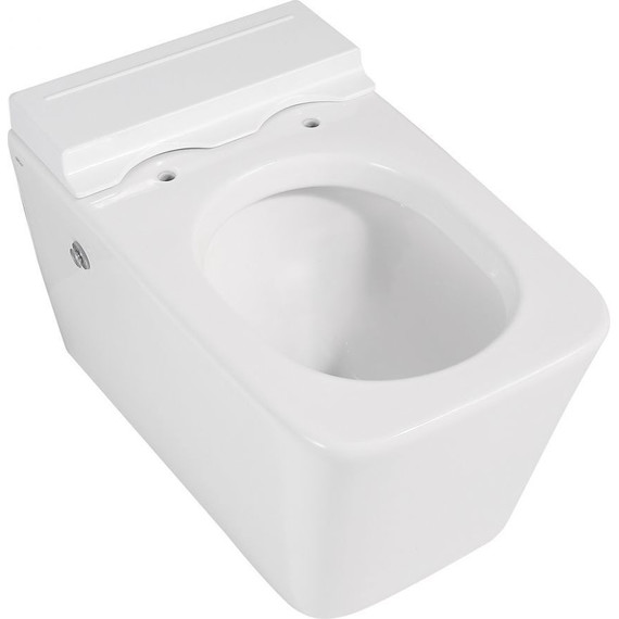 Унитаз подвесной безободковый импульсный Abber Rechteck AC1202P с крышкой микролифт - фото 7