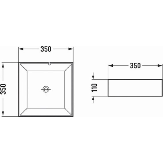 Раковина-чаша Azario 35 см AZ-2179-S SP - фото 3