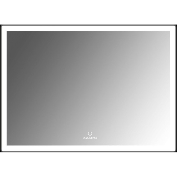 Зеркало Azario 100 см AZ-Z-059WHCS, черный - фото 2