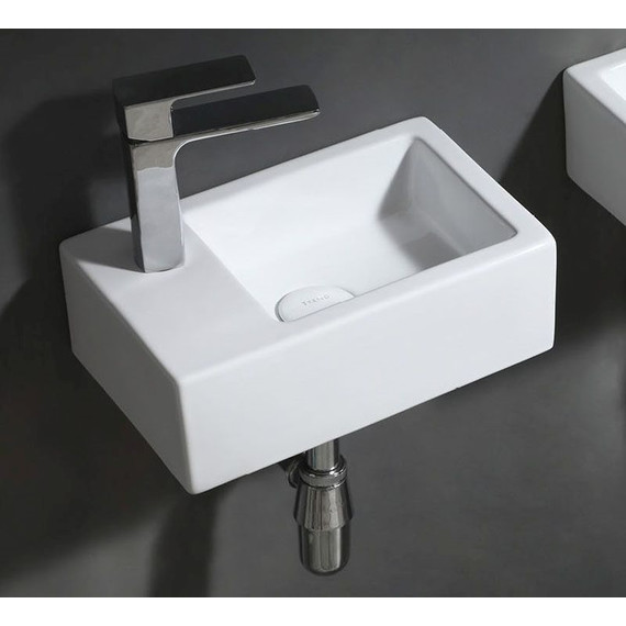 Раковина подвесная Azario 37 см AZ4331A левая - фото 2