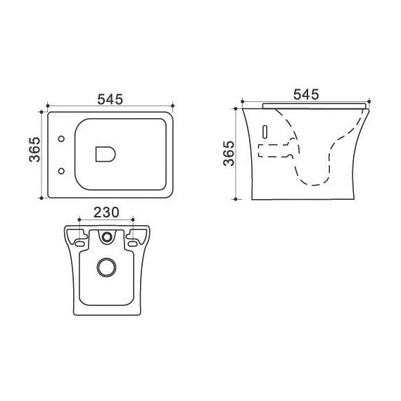 Унитаз подвесной безободковый Azario Trend AZ-2024 с крышкой микролифт - фото 4