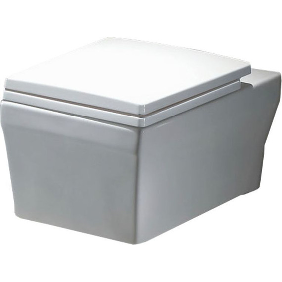 Унитаз подвесной безободковый Azario Trend AZ-2133 с крышкой микролифт - фото 2