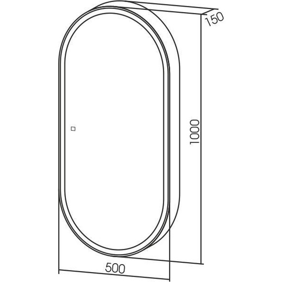 Зеркало-шкаф Azario Soho Led 50 см LED-00002515 - фото 5