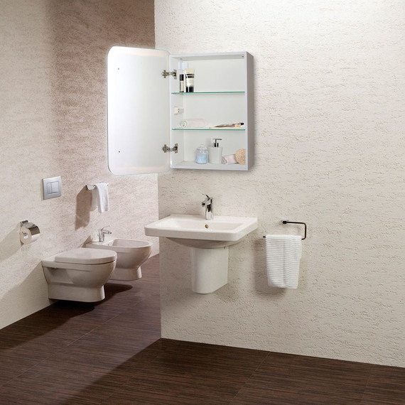 Зеркало-шкаф Azario Фиджи flip Led 50 см LED-00002471 - фото 4