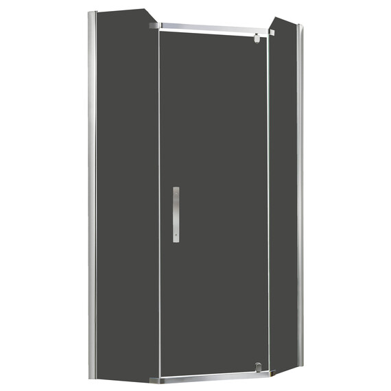 Душевое ограждение Azario Edmonton 90х90 см AZ-NNC3231-2 900 (стекло 8 мм) хром/тонированное - фото 