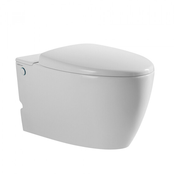 Унитаз подвесной безободковый импульсный Abber Bequem AC1107P с крышкой микролифт - фото 