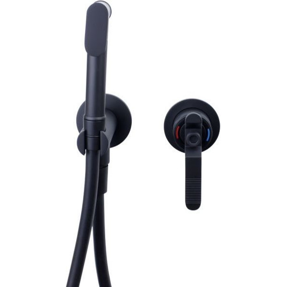 Набор для гигиенического душа Bronze de Luxe 1760’s Loft 3253SB, черный матовый - фото 2