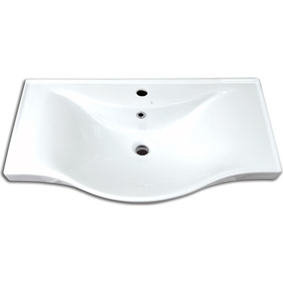 Тумба напольная с раковиной Стиль 80/2 см (раковина Basic) - фото 2