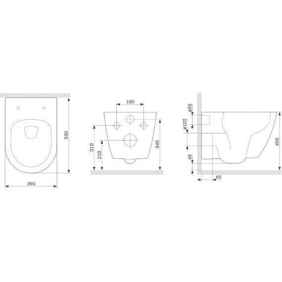 Унитаз подвесной безободковый Damixa Apollo DX22C1700SC с крышкой микролифт - фото 5
