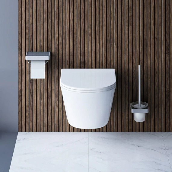 Унитаз подвесной безободковый Damixa Skyline DX35C1700SC с крышкой микролифт - фото 3