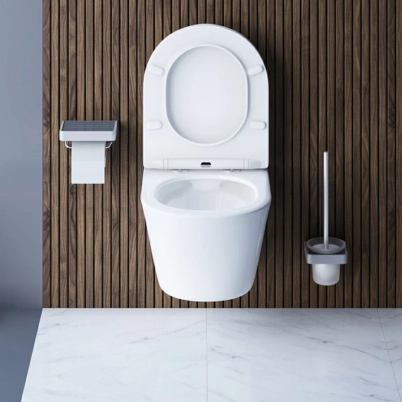 Унитаз подвесной безободковый Damixa Skyline DX35C1700SC с крышкой микролифт - фото 4